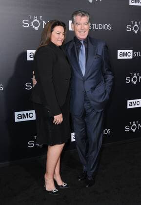 April 3, 2017 - Hollywood, CA, United States - 03 April 2017 - Hollywood, California - Keely Shaye Smith, Pierce Brosnan. Premiere screening of AMC s The Son held at ArcLight Hollywood in Hollywood. Photo Credit: AdMedia Hollywood United States - ZUMAa123 20170403_zaa_a123_037 Copyright: xBirdiexThompsonx