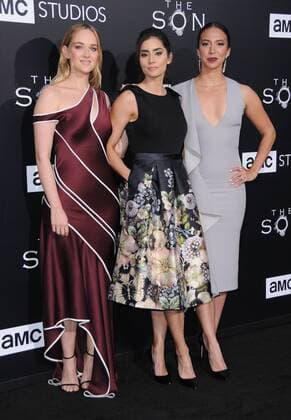 April 3, 2017 - Hollywood, CA, United States - 03 April 2017 - Hollywood, California - Jess Weixler, Paola Nunez, Elizabeth Frances. Premiere screening of AMC s The Son held at ArcLight Hollywood in Hollywood. Photo Credit: AdMedia Hollywood United States - ZUMAa123 20170403_zaa_a123_091 Copyright: xBirdiexThompsonx
