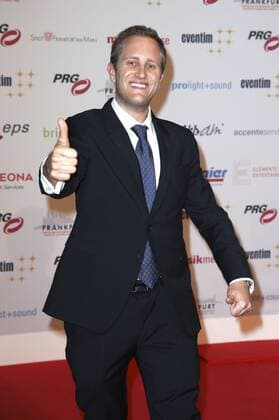 Alex Leavon bei der 12. Verleihung des PRG Live Entertainment Award in der Festhalle Frankfurt. Frankfurt am Main, 03.04.2017 Foto:xS.xGabschx xFuturexImage