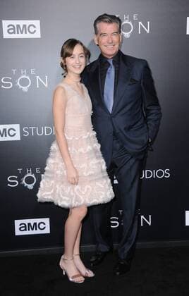 216750 Birdie Thompson AdMedia Starface 2017-04-03 CA Hollywood Etats-Unis Première du film The Son à Los Angeles. 03 April 2017 - Hollywood, California - Sydney Lucas, Pierce Brosnan. Premiere screening of AMC s The Son held at ArcLight Hollywood in Hollywood. Photo Credit: Birdie Thompson AdMedia  Copyright: xBirdiexThompson AdMediax STAR_216750_011