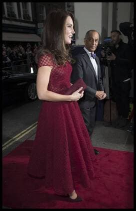 . 04 04 2017. London, United Kingdom. The Duchess of Cambridge arriving at the opening night of the musical 42nd Street at the Theatre Royal Drury Lane, London, in aid of East Anglia s Children s Hospice.  xStephenxLockx xi-Imagesx IIM-14819-0017
