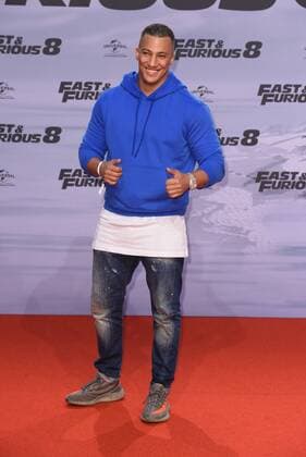 Farid Bang bei der Fast & Furious 8 (The Fate of the Furious) Deutschlandpremiere im CineStar IMAX im Sony Center in Berlin am 04.04.2017