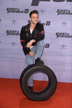 Luca Hänni bei der Fast & Furious 8 (The Fate of the Furious) Deutschlandpremiere im CineStar IMAX im Sony Center in Berlin am 04.04.2017