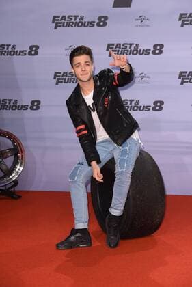 Luca Hänni bei der Fast & Furious 8 (The Fate of the Furious) Deutschlandpremiere im CineStar IMAX im Sony Center in Berlin am 04.04.2017