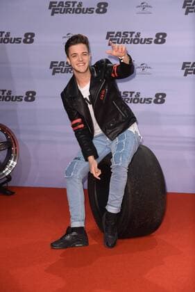 Luca Hänni bei der Fast & Furious 8 (The Fate of the Furious) Deutschlandpremiere im CineStar IMAX im Sony Center in Berlin am 04.04.2017