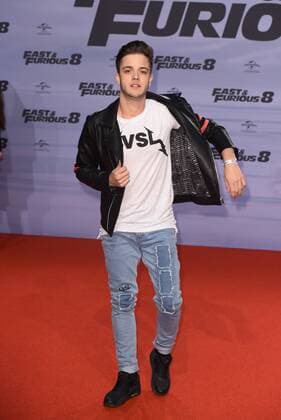 Luca Hänni bei der Fast & Furious 8 (The Fate of the Furious) Deutschlandpremiere im CineStar IMAX im Sony Center in Berlin am 04.04.2017