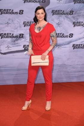 Lina van de Mars bei der Fast & Furious 8 (The Fate of the Furious) Deutschlandpremiere im CineStar IMAX im Sony Center in Berlin am 04.04.2017