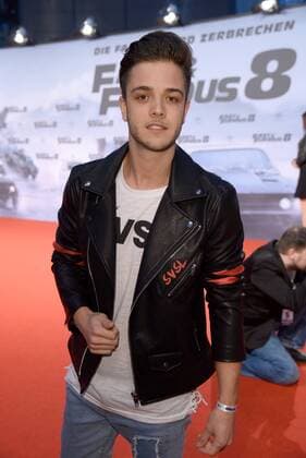 Luca Hänni bei der Fast & Furious 8 (The Fate of the Furious) Deutschlandpremiere im CineStar IMAX im Sony Center in Berlin am 04.04.2017