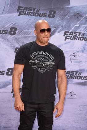Vin Diesel bei der Fast & Furious 8 (The Fate of the Furious) Deutschlandpremiere im CineStar IMAX im Sony Center in Berlin am 04.04.2017