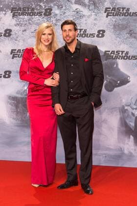 Leonard Freier und Lea - Premiere FAST & FURIOUS 8 im Cinestar Sony Center in Berlin am 04.04.2017 Premiere FAST & FURIOUS 8