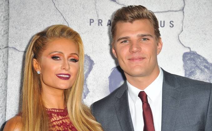 April 4, 2017 - Hollywood, California, U.S. - Chris Zylka, Paris Hilton attends The Los Angeles Premiere of HBO s The Leftovers held at the Avalon in Hollywood, California on April 4, 2017. 2017. Hollywood U.S. - ZUMAl86_ 20170404_zaf_l86_019 Copyright: xDavexLongendykex