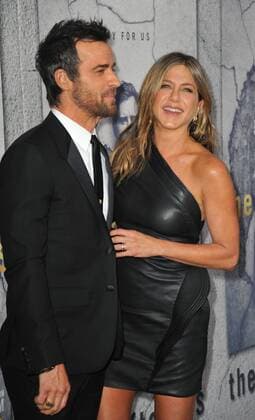 April 4, 2017 - Hollywood, California, U.S. - Justin Theroux, Jennifer Aniston attends The Los Angeles Premiere of HBO s The Leftovers held at the Avalon in Hollywood, California on April 4, 2017. 2017. Hollywood U.S. - ZUMAl86_ 20170404_zaf_l86_055 Copyright: xDavexLongendykex