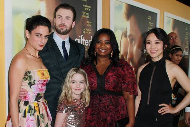 Jenny Slate, Chris Evans, Mckenna Grace, Octavia Spencer, Jona Xiao 04 04 2017 The Los Angeles Premiere of Gifted held at the Pacific Theatres at The Grove in Los Angeles, CA  Copyright: xCronos IzumixHasegawax cronoshnw4Apr201777955