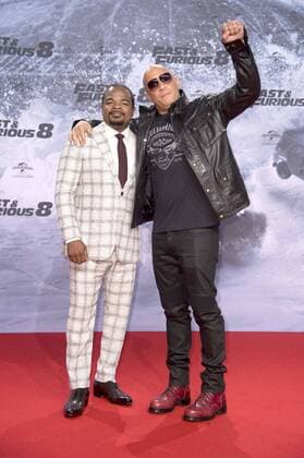 F. Gary Gray und Vin Diesel bei der Premiere des Kinofilms Fast & Furious 8 im Cinestar Sony Center. Berlin, 04.04.2017 Foto:xF.xKernx xFuturexImage