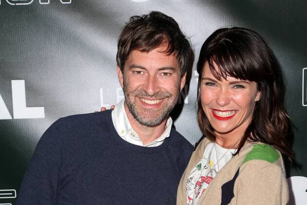 Mark Duplass und seine Ehefrau Katie Aselton bei der Colossal Film Premiere am 4.04.2017 in Los Angeles Colossal Filmpremiere in Los Angeles, 2017 