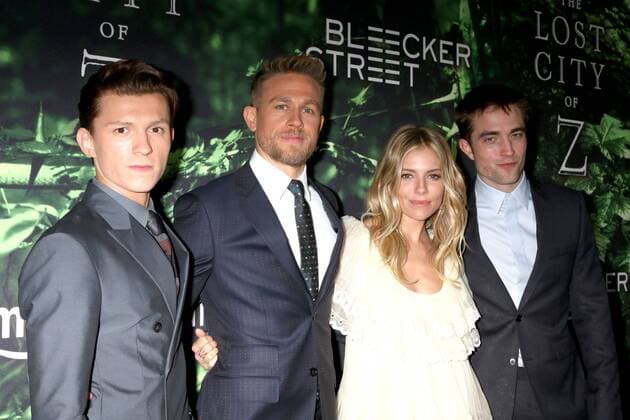 LOS ANGELES - APR 5: Tom Holland, Charlie Hunnam, Sienna Miller, Robert Pattinson at the The Lost City of Z Premiere at ArcLight Hollywood on April 5, 2017 in Los Angeles, CA  Copyright: xKathyxHutchinsx xIPAx xHutchinsxPhotox
