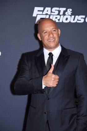 216802 Serge Arnal Starface 2017-04-05 Paris France Premiere du film Fast & Furious 8. Vin Diesel.  Copyright: xSergexArnalx xStarfacex STAR_216802_026