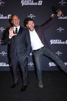 216802 Serge Arnal Starface 2017-04-05 Paris France Premiere du film Fast & Furious 8. Vin Diesel. Christophe Beaugrand. Diesel, Vin  Copyright: xSergexArnalx xStarfacex STAR_216802_030