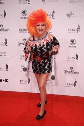 Olivia Jones bei der Verleihung vom Echo am 06.04.2017 in Berlin Echo Verleihung 2017 in Berlin 