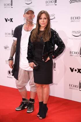 Simone Thomalla mit Freund Dino bei der Verleihung vom Echo am 06.04.2017 in Berlin Echo Verleihung 2017 in Berlin 