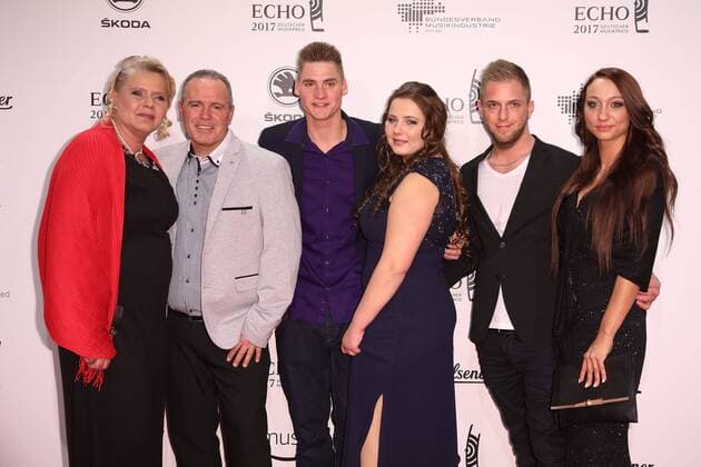 Die Wollnys bei der Verleihung vom Echo am 06.04.2017 in Berlin Echo Verleihung 2017 in Berlin 