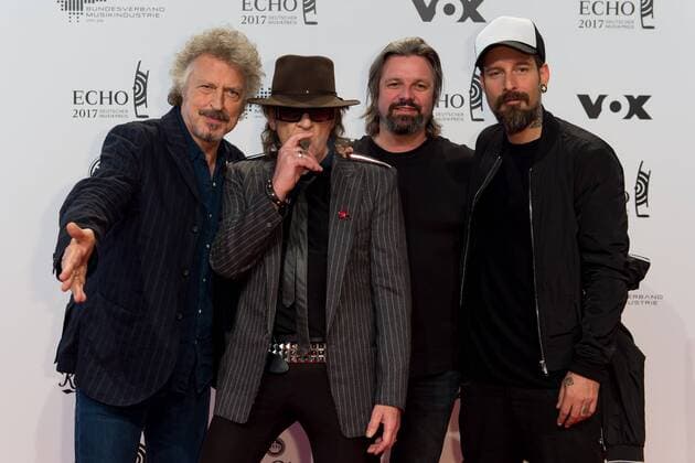 Berlin, Germany 06.04.2017, Echo 2017 Deutscher Musikpreis, Wolfgang Niedecken, Udo Lindenberg, Henning Wehland und Daniel Wirtz ( DeFodi001