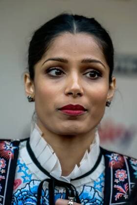 Indian actress Freida Pinto attends the UK TV Premiere of Guerrilla at Curzon Bloomsbury, The Brunswick, London. APRIL 6th 2017  SLIx17727