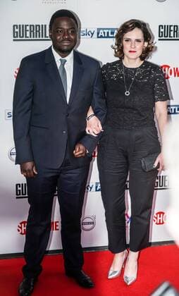 Babou Ceesay and Anna Ceesay attend the UK TV Premiere of Guerrilla at Curzon Bloomsbury, The Brunswick, London. APRIL 6th 2017  SLIx17727
