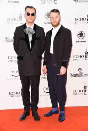 Hurts Roter Teppich zur Echo Verleihung 2017 in der Messe Berlin am 06.04.2017