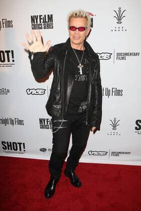 April 5, 2017 - Los Angeles, CA, United States - 05 April 2017 - Los Angeles, California - Billy Idol. SHOT! The Psycho-Spiritual Mantra of Rock held at Pacific Theatres at The Grove. Photo Credit: AdMedia Los Angeles United States - ZUMAa123 20170405_zaa_a123_120 Copyright: xAdmediax