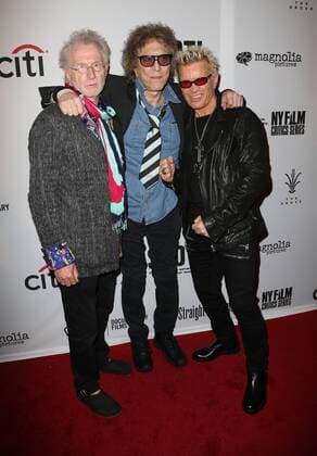 April 5, 2017 - Los Angeles, CA, United States - 05 April 2017 - Los Angeles, California - Mick Rock, Billy Idol. SHOT! The Psycho-Spiritual Mantra of Rock held at Pacific Theatres at The Grove. Photo Credit: AdMedia Los Angeles United States - ZUMAa123 20170405_zaa_a123_134 Copyright: xAdmediax