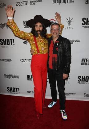 April 5, 2017 - Los Angeles, CA, United States - 05 April 2017 - Los Angeles, California - Alexander Antebi, James Costa. SHOT! The Psycho-Spiritual Mantra of Rock held at Pacific Theatres at The Grove. Photo Credit: AdMedia Los Angeles United States - ZUMAa123 20170405_zaa_a123_183 Copyright: xAdmediax