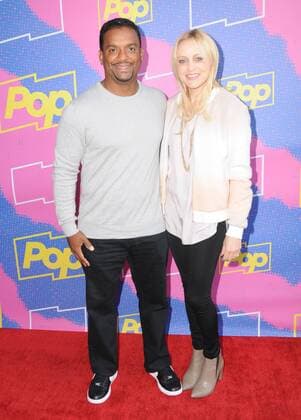 April 6, 2017 - Los Angeles, CA, United States - 06 April 2017 - Los Angeles, California - Alfonso Ribeiro, Angela Unkrich. Premiere Of Pop TV s Hollywood Darlings and Return of the Mac held at iPic Theaters in Los Angeles. Photo Credit: AdMedia Los Angeles United States - ZUMAa123 20170406_zaa_a123_106 Copyright: xBirdiexThompsonx
