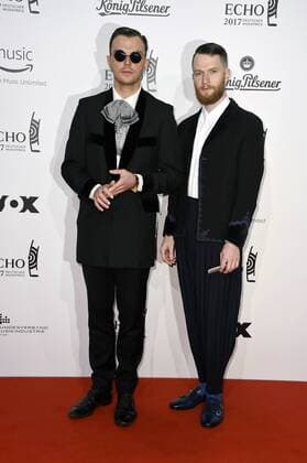 Theo Hutchcraft, Adam Anderson (Hurts) bei der 26. Verleihung des Deutschen Musikpreises Echo 2017 in der Messe Berlin. Berlin, 06.04.2017 Foto:xF.xKernx xFuturexImage