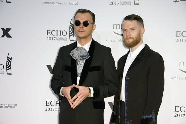 Theo Hutchcraft, Adam Anderson (Hurts) bei der 26. Verleihung des Deutschen Musikpreises Echo 2017 in der Messe Berlin. Berlin, 06.04.2017 Foto:xF.xKernx xFuturexImage