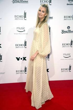 Carolin Niemczyk (Glasperlenspiel) bei der 26. Verleihung des Deutschen Musikpreises Echo 2017 in der Messe Berlin. Berlin, 06.04.2017 Foto:xF.xKernx xFuturexImage