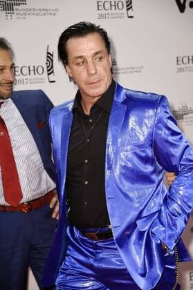 Till Lindemann (Rammstein) bei der 26. Verleihung des Deutschen Musikpreises Echo 2017 in der Messe Berlin. Berlin, 06.04.2017 Foto:xF.xKernx xFuturexImage