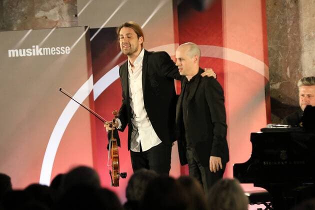 07.04.2017 ,Deutschland, Frankfurt am Main, Paulskirche Internationale Messe für Services und Technologien für Veranstaltungen Verleihung des Frankfurter Musikpreises an David Garrett mit Julien Quentin Bild zeigt David Garett
