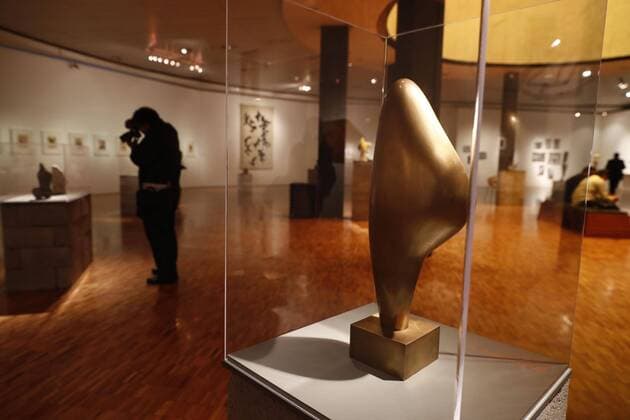 April 7, 2017 - Mexico - EUM20170407CUL02.JPG.CIUDAD DE MEXICO Exhibition Exposicion-Arp.- Recorrido por la exposicion Arp, dedicada al artista franco-aleman Hans Arp, el viernes 7 de abril de 2017 en el Museo de Arte Moderno. Foto: Agencia EL UNIVERSAL Yadin Xolalpa EVZ Mexico  - ZUMAu78_ 20170407_zaf_u78_103 Copyright: xYadinxXolalpax