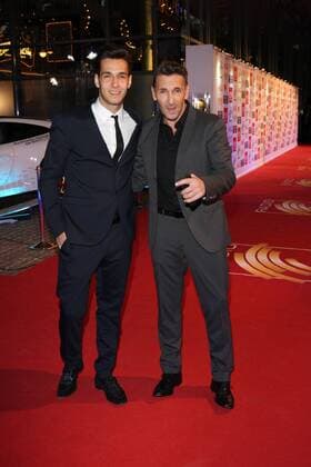 Mark Keller mit Sohn Aaron Radio Regenbogen Award 2017 EuropaPark Rust Freizeitpark Dome Rust 07. April 2017