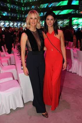 Monica Meier-Ivancan mit Schwester Miriam Mack Radio Regenbogen Award 2017 EuropaPark Rust Freizeitpark Dome Rust 07. April 2017