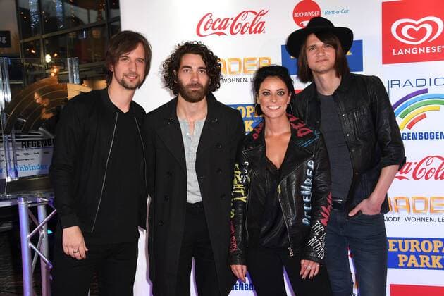 Silbermond, die Band um Sängerin Stefanie Kloß bei der Verleihung vom Radio Regenbogen Award im Europapark Rust am 7.04.2017 in Rust Radio Regenbogen Award 2017 im Europapark in Rust 