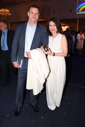 Iris Berben und Heiko Kiesow bei der Verleihung vom Radio Regenbogen Award im Europapark Rust am 7.04.2017 in Rust Radio Regenbogen Award 2017 im Europapark in Rust 