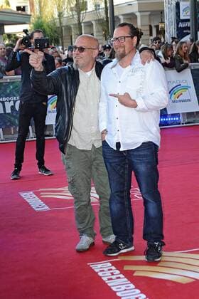 RADIO REGENBOGEN AWARD 2017. Mundstuhl ( Lars Niedereichholz und Ande Werner ) anläßlich der Verleihung des Medienpreises aus Baden-Württemberg Radio Regenbogen Award am 07.04.2017 im Europapark Rust.