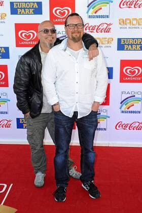 RADIO REGENBOGEN AWARD 2017. Mundstuhl ( Lars Niedereichholz und Ande Werner ) anläßlich der Verleihung des Medienpreises aus Baden-Württemberg Radio Regenbogen Award am 07.04.2017 im Europapark Rust.