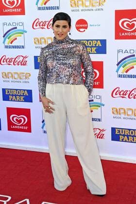 RADIO REGENBOGEN AWARD 2017. Nelly Furtado anläßlich der Verleihung des Medienpreises aus Baden-Württemberg Radio Regenbogen Award am 07.04.2017 im Europapark Rust.