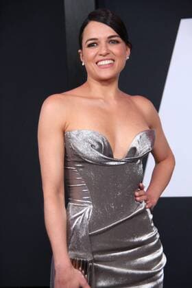 April 8, 2017 - New York, New York, U.S. - MICHELLE RODRIGUEZ attends the World Premiere of The Fate of the Furious .Radio City Music Hall, NYC.April 8, 2017.Photos by , Photos Inc. New York U.S. - ZUMAms4_ 20170408_zaf_ms4_019 Copyright: xSoniaxMoskowitzx