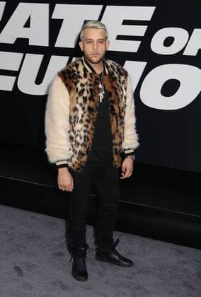 April 8, 2017 - New York, New York, U.S. - Rapper MESSIAH EL ARTISTA attends the New York Premiere of The Fate of the Furious held at Radio City Music Hall, New York U.S. - ZUMAk03_ 20170408_zaf_k03_009 Copyright: xNancyxKaszermanx