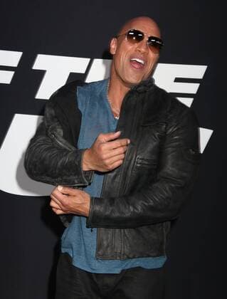 April 8, 2017 - New York, New York, U.S. - Actor DWAYNE JOHNSON aka THE ROCK attends the New York Premiere of The Fate of the Furious held at Radio City Music Hall, New York U.S. - ZUMAk03_ 20170408_zaf_k03_029 Copyright: xNancyxKaszermanx