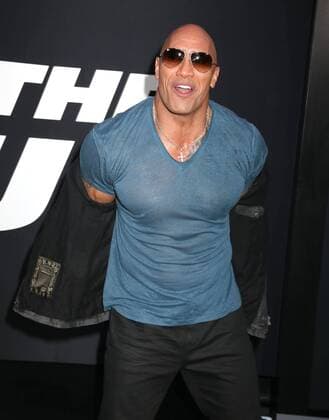 April 8, 2017 - New York, New York, U.S. - Actor DWAYNE JOHNSON aka THE ROCK attends the New York Premiere of The Fate of the Furious held at Radio City Music Hall, New York U.S. - ZUMAk03_ 20170408_zaf_k03_033 Copyright: xNancyxKaszermanx